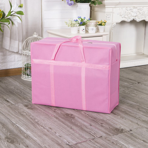 Color: Pink, Size: XL - Waterproof storage snakeskin bag