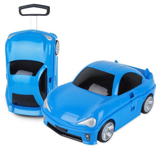 Color: 3704 Blue - Children's Remote-control Automobile Suitcase