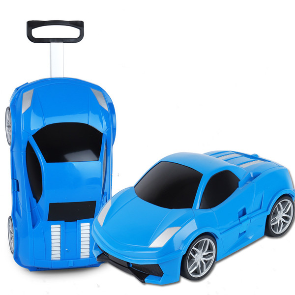 Color: 3705 Blue - Children's Remote-control Automobile Suitcase