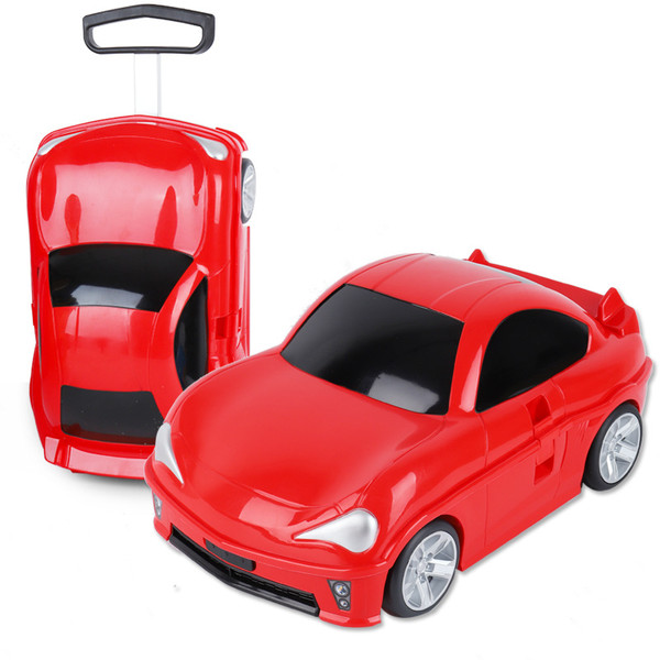 Color: 3704 Red - Children's Remote-control Automobile Suitcase