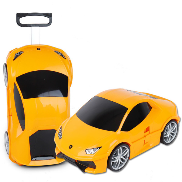 Color: 3701 Orange - Children's Remote-control Automobile Suitcase