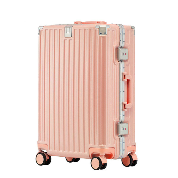 Color: Cornus Powder Aluminum Frame, Size: 20 Inches - Aluminum Frame Luggage Solid Extra Thick And