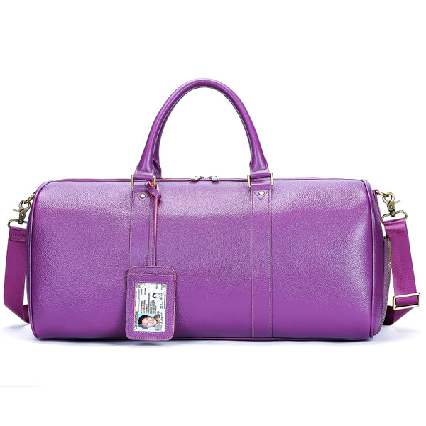 Color: 6020 Purple - Men's Large Capacity Travel Multifunctional Outdoor Travel Bag