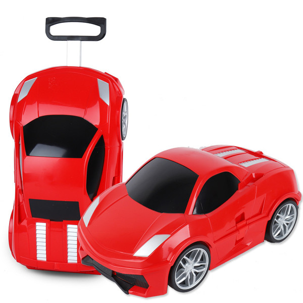Color: 3705 Red - Children's Remote-control Automobile Suitcase
