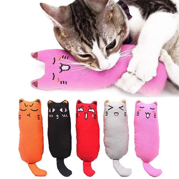 Rustle Sound Catnip Toy Cats Products for Pets Cute Cat Toys for Kitten Teeth Grinding Cat Plush Th