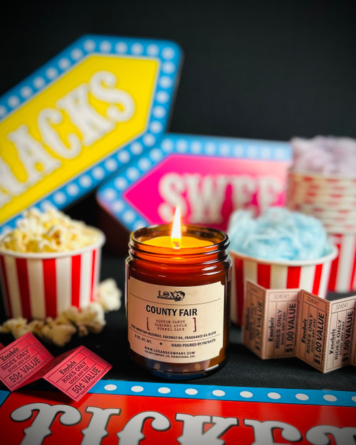 Lox and Company - County Fair - Beeswax Candle