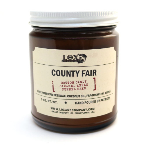 Lox and Company - County Fair - Beeswax Candle Lox and Company - County Fair - Beeswax Candle