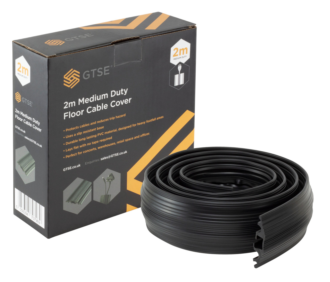 GTSE Floor Cable Cover - Medium Duty 2m