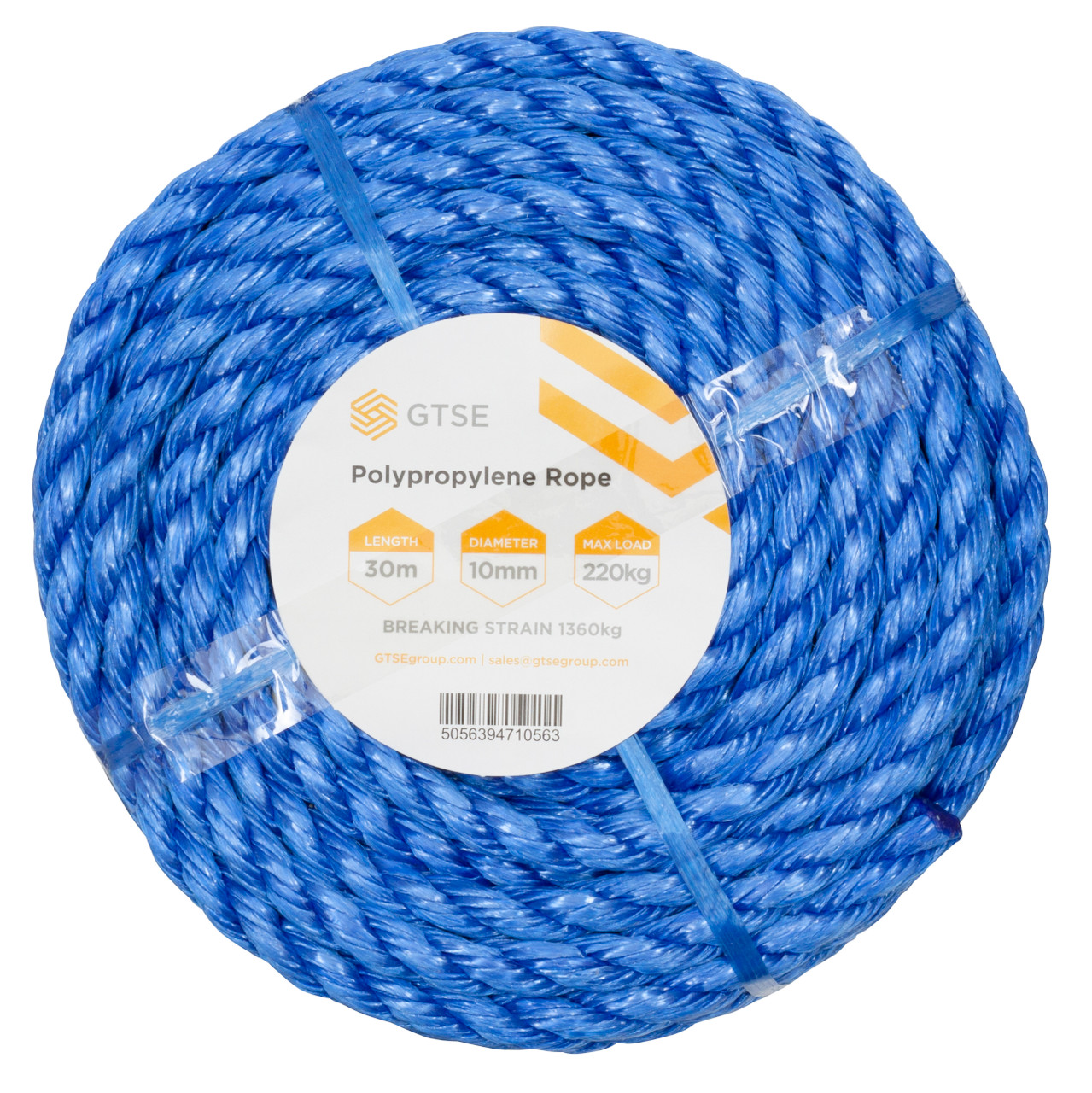 Polypropylene Rope Blue 10mm x 30m