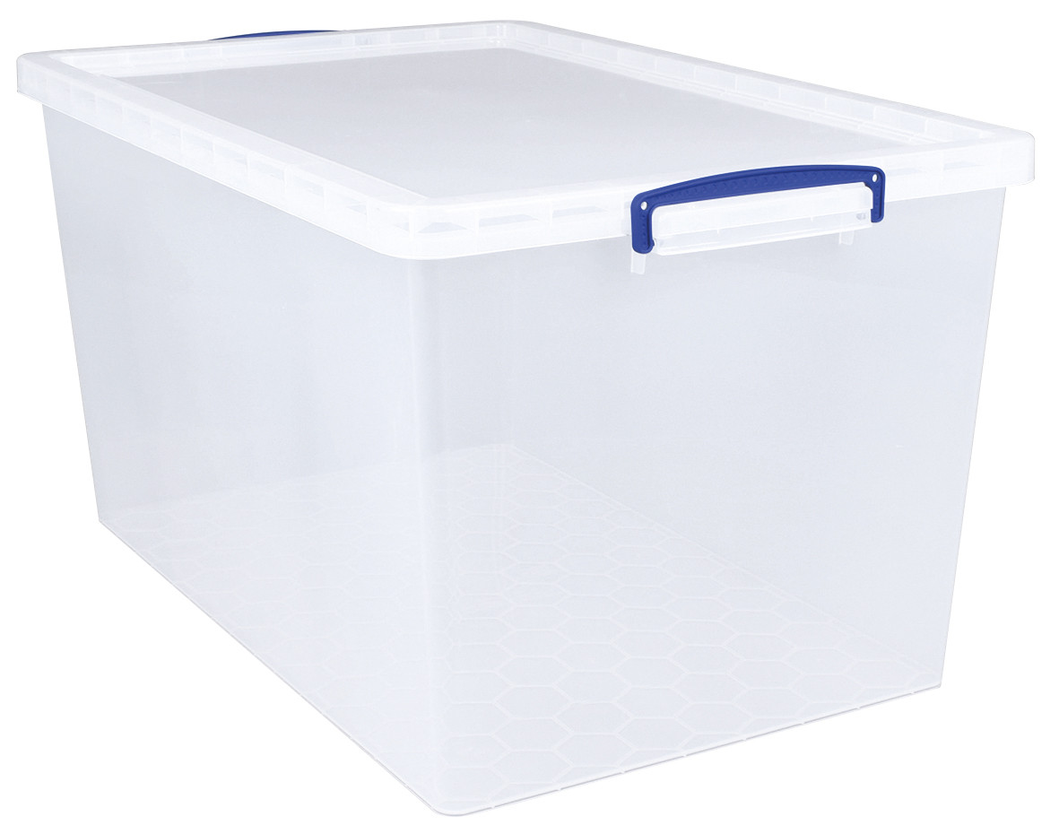 84L Clear Plastic Storage Box (710L x 440W x 380H mm) - GTSE