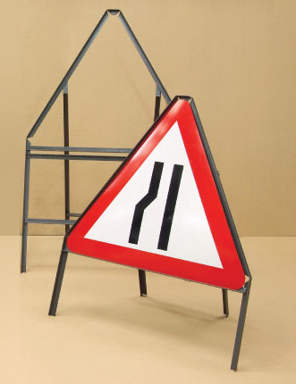 Sign Frame 750mm Triangle - 300mm Legs - Safety Sign - GTSE UK