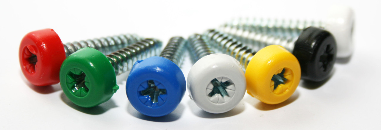 Poly Top Screws Red (Pack 12) - GTSE UK