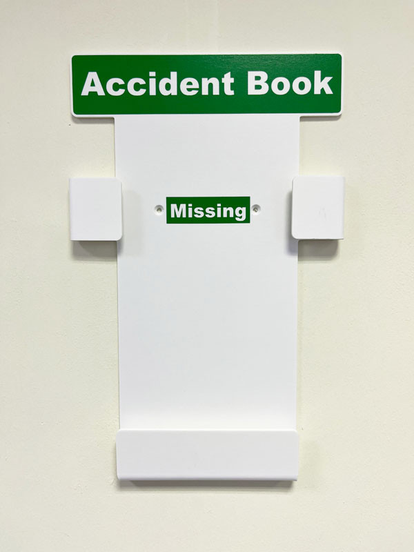 Accident Book Station (Empty)