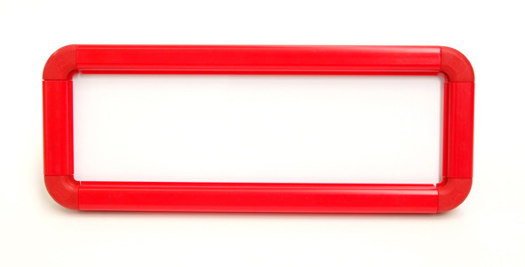 Suspended Frame 600X200mm Red C/W Kit