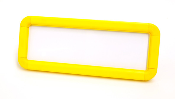 Suspended Frame 600X200mm Yellow C/W Kit