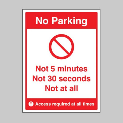 No Parking Signs