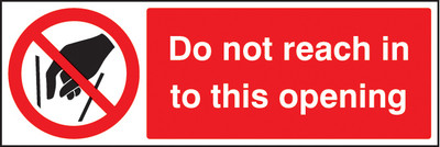 Machinery Prohibition Signs