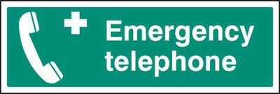 Emergency Equipment Signs