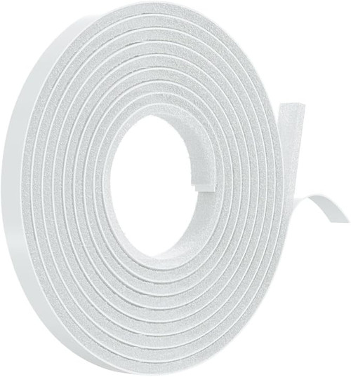 White Self-Adhesive Window Draft Excluder - 5mm x  4.9m