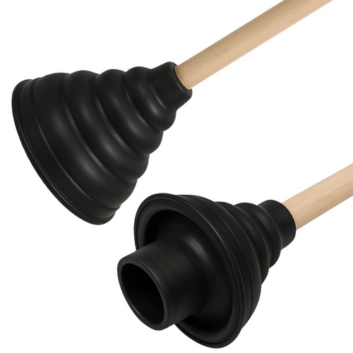 Heavy Duty Sink & Drain Plunger - 45cm Long