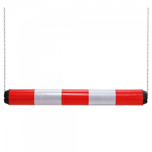 TRAFFIC-LINE Height Restrictor - Plastic with Suspension Chains (Length: 1,000mm, Diameter: 100mm)