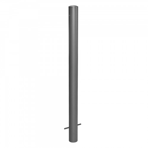 TRAFFIC-LINE Barrier Post (90mm Diameter) - Galvanised + DB703 Coated Anthracite Grey