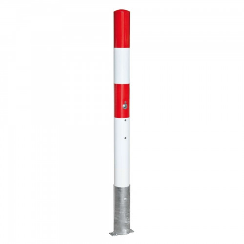 TRAFFIC-LINE Barrier Post Galvanised Finish (Diameter: 90mm)