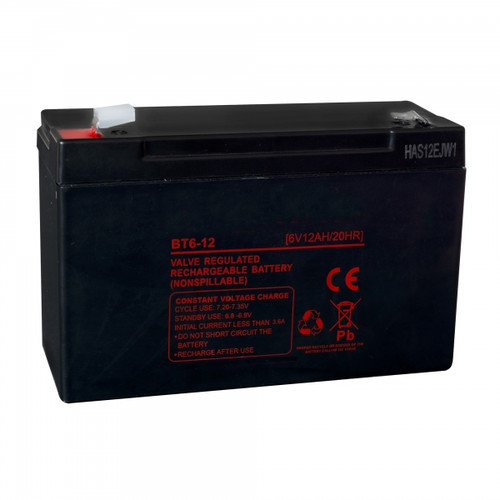 COMPACT Electronic Boom Barrier - Additional Rechargeable Battery (6 volt)