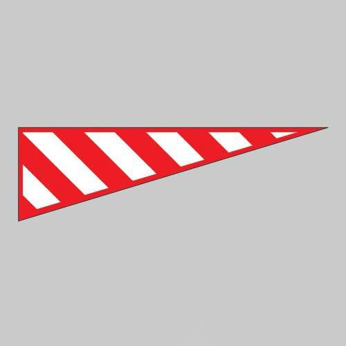 Protruding Load Marker (Right Side) Banner With Eyelets 1520 x 300mm - Non-reflective