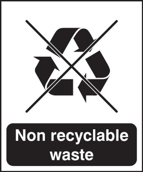 Non Recyclable Waste - 200 x 300mm