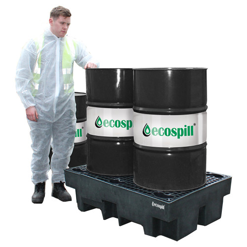 Recycled Black Drum Spill Pallet