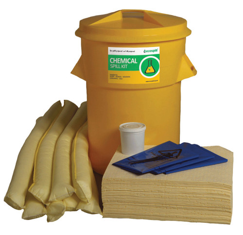Chemical Spill Kit Circular PE Bin