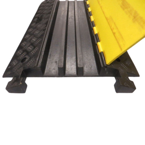 Yellow Cable Protector Ramp - 970 x 590 x 80mm