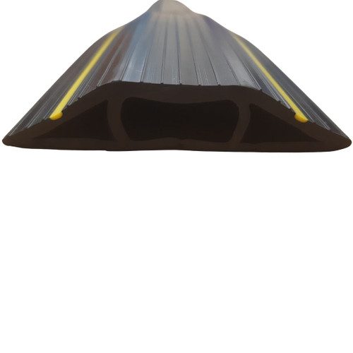 Yellow Cable Protector Ramp - 80 x 16 x 2000mm