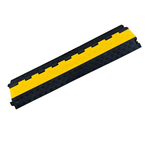 Yellow Cable Protector Ramp - 250 x 50 x 1000mm