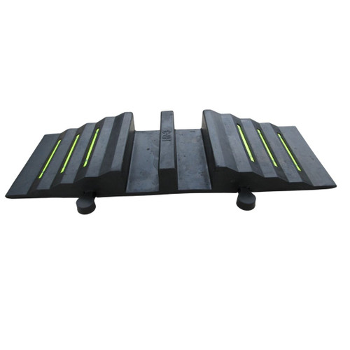 Yellow Cable Protector Ramp - 850 x 300 x 84mm