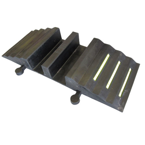 Yellow Cable Protector Ramp - 820 x 310 x 102mm