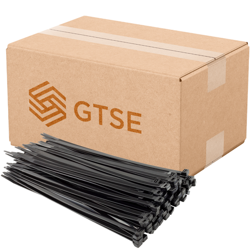 12,000 Black Cable Ties - 300mm x 4.8mm - Save 30% on single pack price