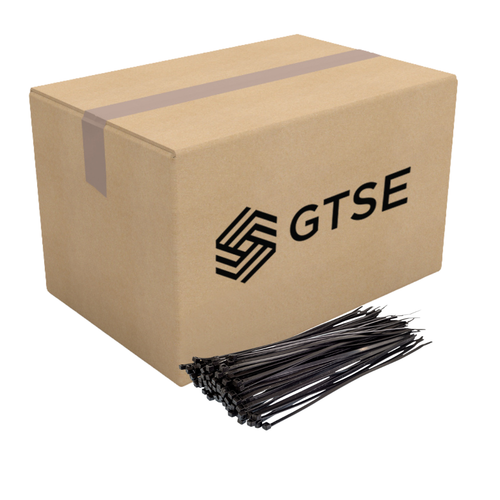 Box of 12,000 Black Cable Ties - 300mm x 4.8mm - Save 40% on single pack price