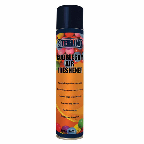 Heavy Duty Air Freshener‚ Bubblegum Scented Aerosol/Spray (750ml)