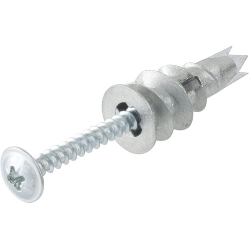 100 Pack Self-Drill Metal Plasterboard Fixings and Screws