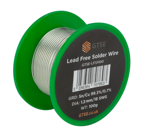 GTSE Lead Free Solder Wire - 100g Reel