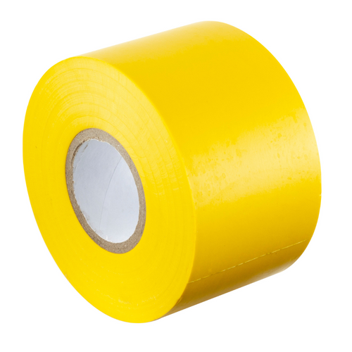 Wide Yellow PVC Electrical Insulation Tape (2") 50mm x 33m