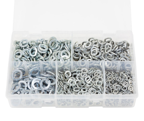 Assorted Boxes - Spring Washers - Metric BZP (1000 Pieces