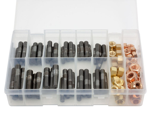 Assorted Metric Manifold Studs & Nuts (100 Pieces)