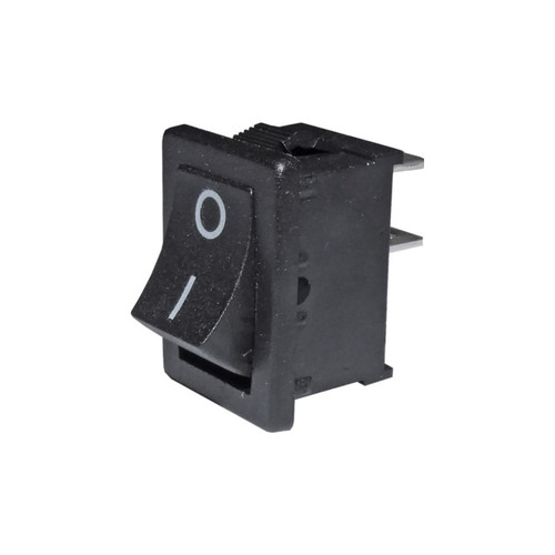 Mini Black Rocker Switch - 16A (Pack of 1)