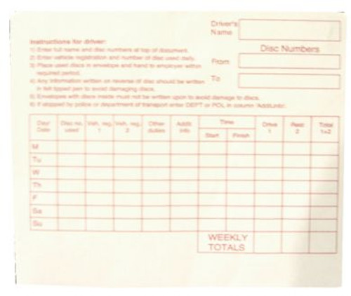 Tachograph Envelopes (Box of 100)