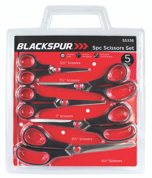 Stainless Steel Scissors Set (Set of 5)