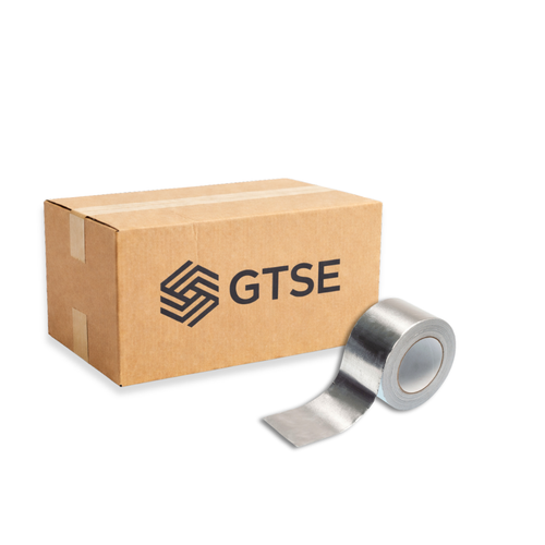 Wide Adhesive Aluminium Foil Tape 75mm x 50m - 16 Rolls - Tape Box Deal 