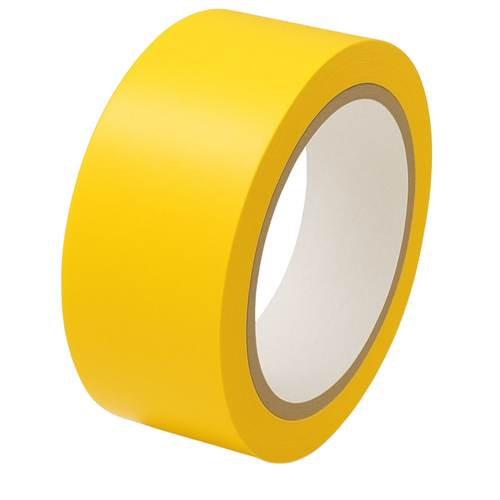 Yellow Floor Line Marking Tape - 50mm x 33m (Pack of 1)